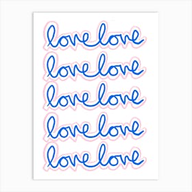 Love Love Art Print