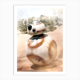 Star Wars Bb-8 1 Art Print