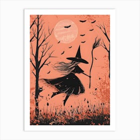 Witch In The Woods 4 Art Print