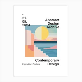 Abstract Design Archive Poster 40 Art Print