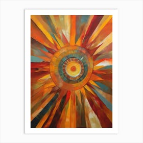 Bohemian Sunburst،
A vibrant representation of the autumn sun.8 Art Print