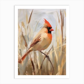 Bird Painting Cardinal 2 Art Print