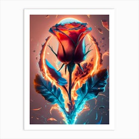 Rose Of Disney Art Print