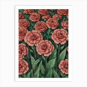 Carnations Art Print