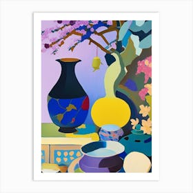 Koraku En, Japan Abstract Still Life Art Print