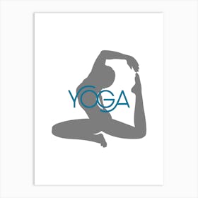 Yoga, the sport of yoga, the sport of meditation, relaxation, inspiring rest and meditation, a distinctive and exceptional work of art that embodies yoga.1 Art Print