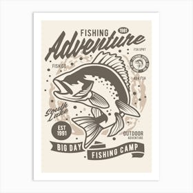 Fishing Adventure 1 Art Print