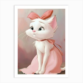 Princess Cat Art Print