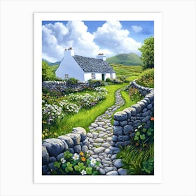 Rolling Hills Of Ireland 14 Art Print