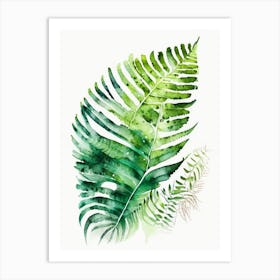 Mother Fern 3 Watercolour Art Print