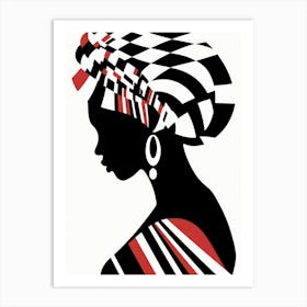 Silhouette Of A Woman 4 Art Print