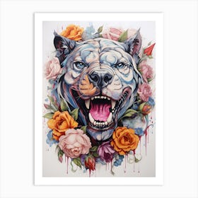 Bulldog Art Print