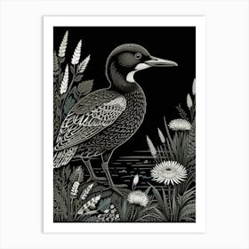 Nocturnal Loon4 Art Print