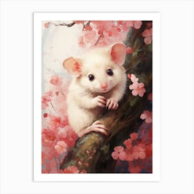 Adorable Chubby Posing Possum 3 Art Print