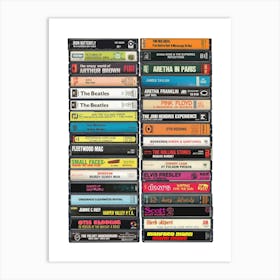 1968 Music - Cassette Print - Born in '68 Art Print