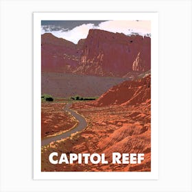 Capitol Reef, National Park, Nature, USA, Wall Print, Art Print