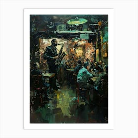 Saxophone Player 2 Art Print