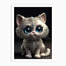 Cute Kitten 4 Art Print