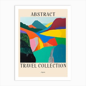 Abstract Travel Collection Poster Japan 5 Art Print