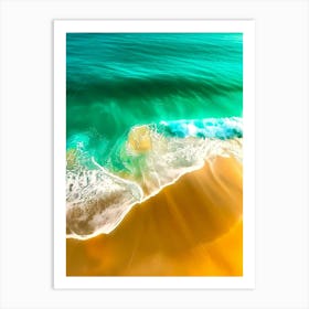 Sand And Water Art Print