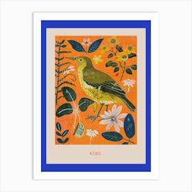 Spring Birds Poster Kiwi 3 Art Print