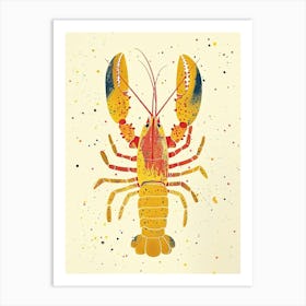 Yellow Lobster 2 Art Print