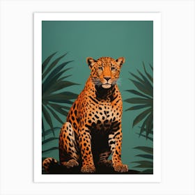 Leopard In The Jungle 27 Art Print