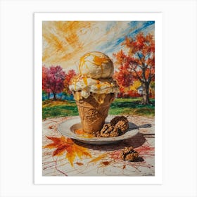 Ice Cream Sundae 17 Art Print