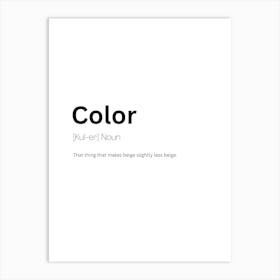 Color Definition Meaning 1 Art Print