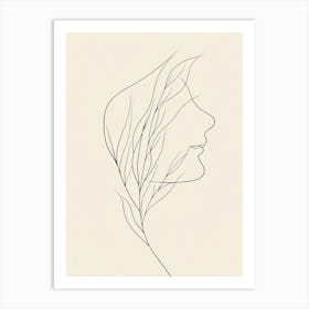 Portrait Of A Woman 6 Art Print