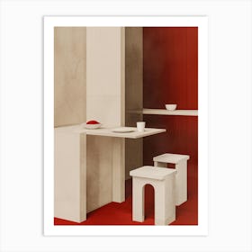 Dining Room 1 Art Print