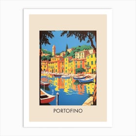 Portofino Italy 8 Vintage Travel Poster Art Print