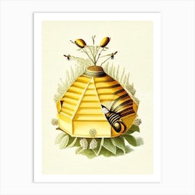 Apiculture Beehive 3 Vintage Art Print