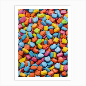 Colorful Candies Art Print