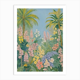 Tropical Garden 1 Art Print