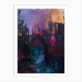 City At Night 6 Art Print