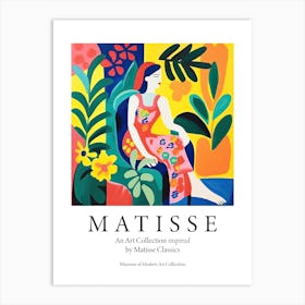 Spanish Woman, The Matisse Inspired Art Collection Poster Art Print
