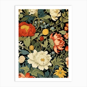 Floral Pattern 24 Art Print