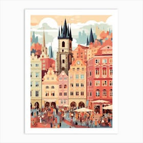 The Old Town Square Prague Art Print