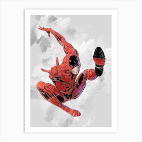 Daredevil Marvel Painting Art Print
