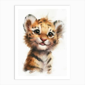 Tiger Cub Art Print