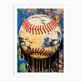 Baseball Graffiti 1 Art Print