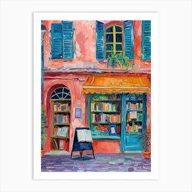 Nice Book Nook Bookshop 1 Art Print