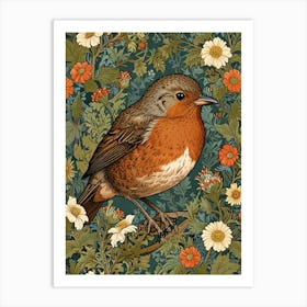 William Morris Robin 2 Art Print