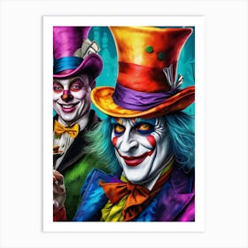 Colorful Madhatter #4 Art Print