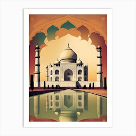 Vintage Taj Mahal Art Print