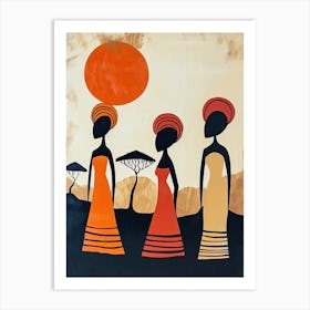 African Women, Print 40 Art Print