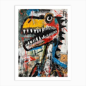 Graffiti Abstract Dinosaur 4 Art Print