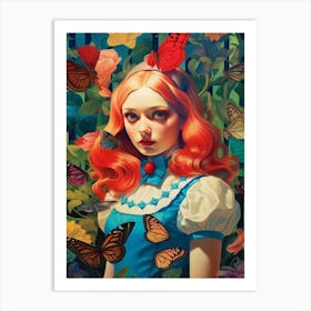 Alice In Wonderland Kitsch 6 Art Print