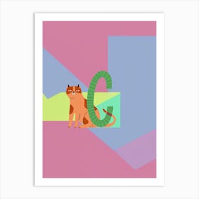 Kids Initials C Art Print